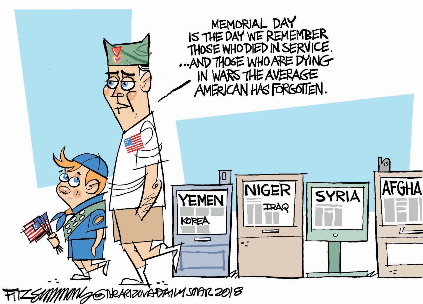 Daily Fitz Cartoon: Memorial Day